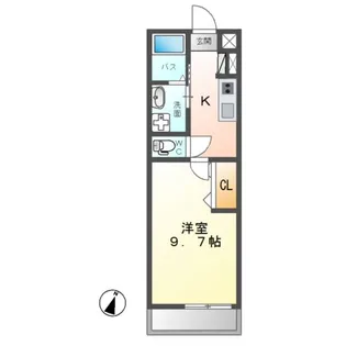 ブリッサ陣場【2階】の間取り