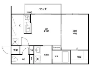 Casa in Collina【3階】の間取り