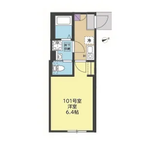 鶴ヶ峰シエル【1階】の間取り