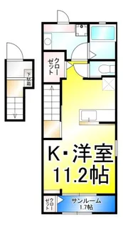 プリンシパール 滝【2階】の間取り
