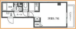 ワイズフラット入谷【4階】の間取り
