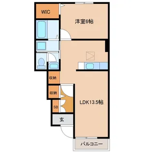 クリーンパレスI【1階】の間取り