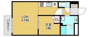 Led矢賀駅前【2階】の間取り