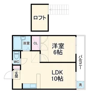 レオパレス蘇我第8【2階】の間取り