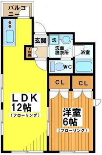フォールズ羽根木【3階】の間取り