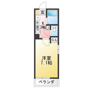 グランルーチェ金沢八景【2階】の間取り