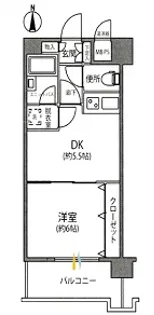 ライオンズマンション海老名第2【6階】の間取り