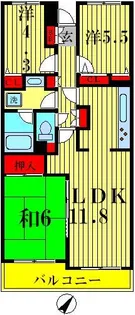 パーク・ノヴァ北小金【1階】の間取り