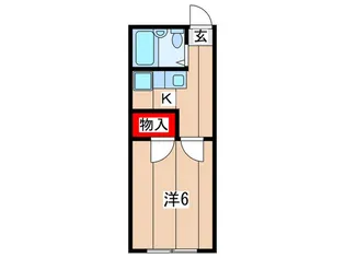 ハルハイム【1階】の間取り