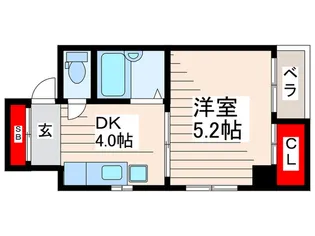 KSG京葉鈴木ビル【4階】の間取り