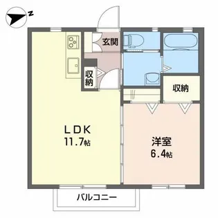 シャーメゾン・ルーチェ【1階】の間取り