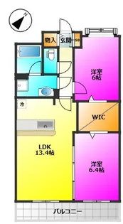 アルカンシェル【4階】の間取り