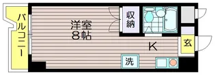アーバンソワール千歳烏山【3階】の間取り