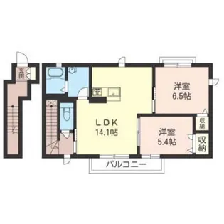 ラ・フレーズ【2階】の間取り