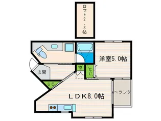 稲荷新風庵【2階】の間取り