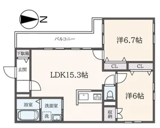 PRECIOSA【3階】の間取り