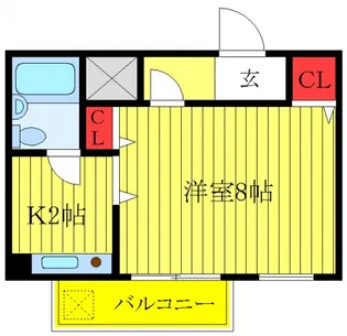 レジデンス加藤【2階】の間取り