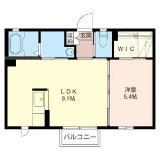 コンフォール アイ【1階】の間取り