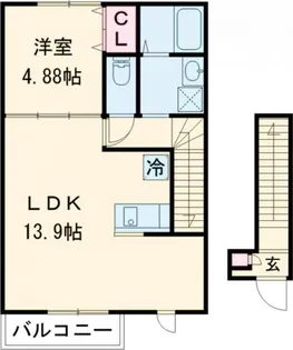 LINORE【2階】の間取り