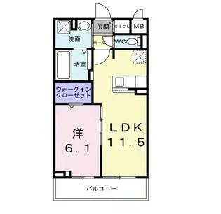 サンガーデン.M【2階】の間取り