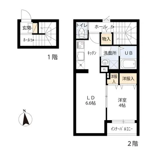 Forestone小金井【2階】の間取り