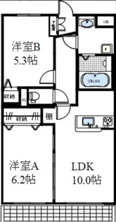 グランエステート南小川【4階】の間取り