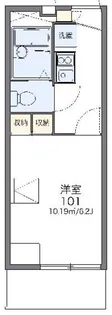 レオパレス南市場【2階】の間取り