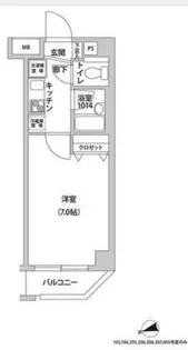 ラクラス荻窪【3階】の間取り