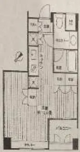 朝日サテライト上野【4階】の間取り