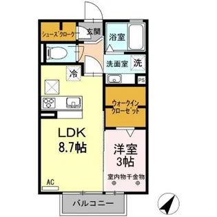 T’sステージ【1階】の間取り