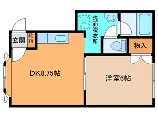オアシス2【2階】の間取り