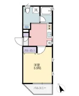 シエロ舞浜【2階】の間取り