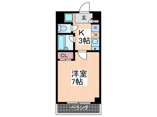 アイランドシティ猫屋町【4階】の間取り