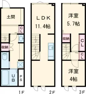MOK-TERRACE AOIの間取り