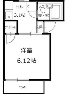 サクラハイツ【1階】の間取り