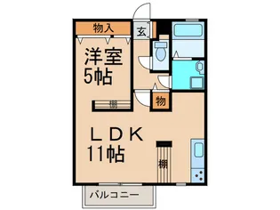 グローリーヒルズ【3階】の間取り