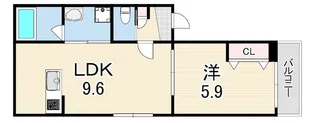 SENTIR【3階】の間取り