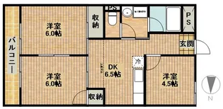 キャピタルハイム【1階】の間取り
