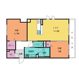 レンブランサ【3階】の間取り