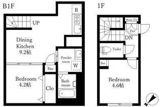 Residence Caritas Daikanyamaの間取り