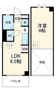 La・Sala【2階】の間取り