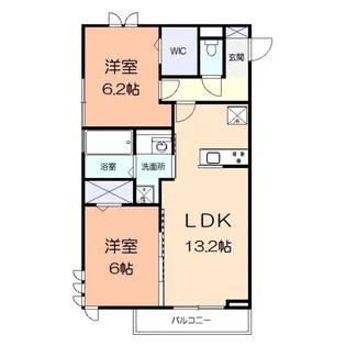 Echo Hills【2階】の間取り