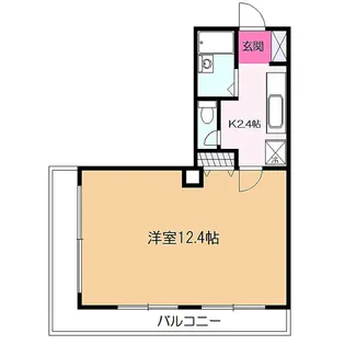 ピースフルプレイス【5階】の間取り