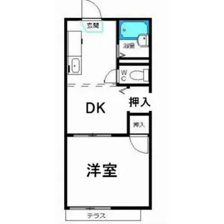 レリーブ【1階】の間取り
