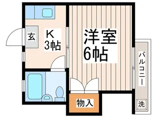 グリ-ンハイム大竹【2階】の間取り