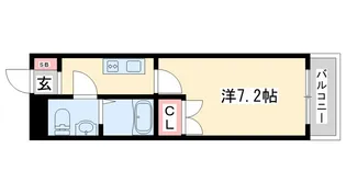 GLAハート高砂【1階】の間取り