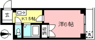 ヴィラ クレッセント【2階】の間取り