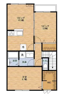 スターライフA棟【2階】の間取り