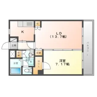 アーバンエース守口パル【5階】の間取り