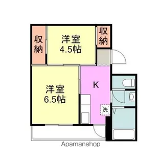 ヴィラナリー築出 2号棟【1階】の間取り